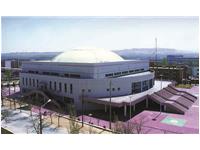 青铜峡体育馆外景